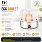 Electric Egg Boiler Automatic Egg Cooker Soft Medium Hard Boiled