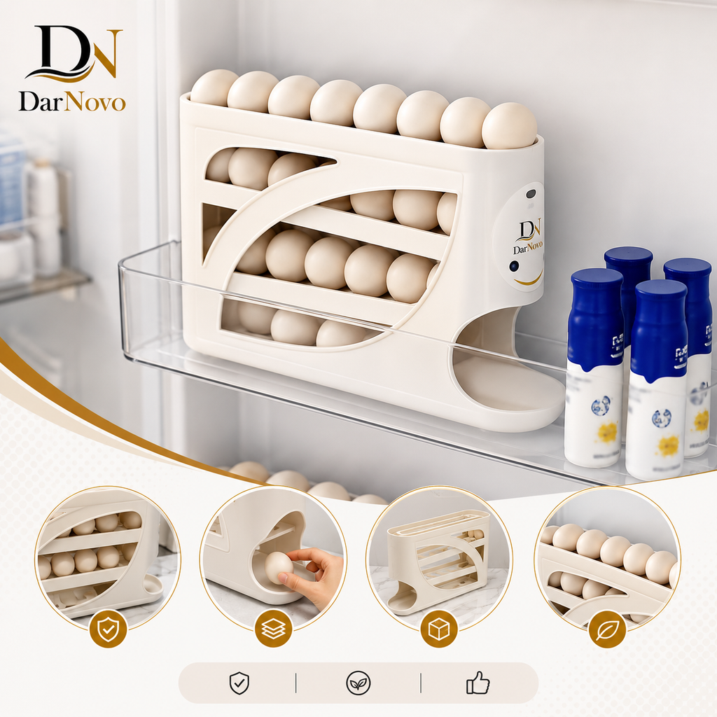 Egg Dispenser Rack – Smart & Space Saving Egg Organiser