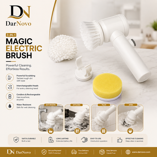Magic Electric Brush Cleaning - 5 in 1 Cordless Scrubber