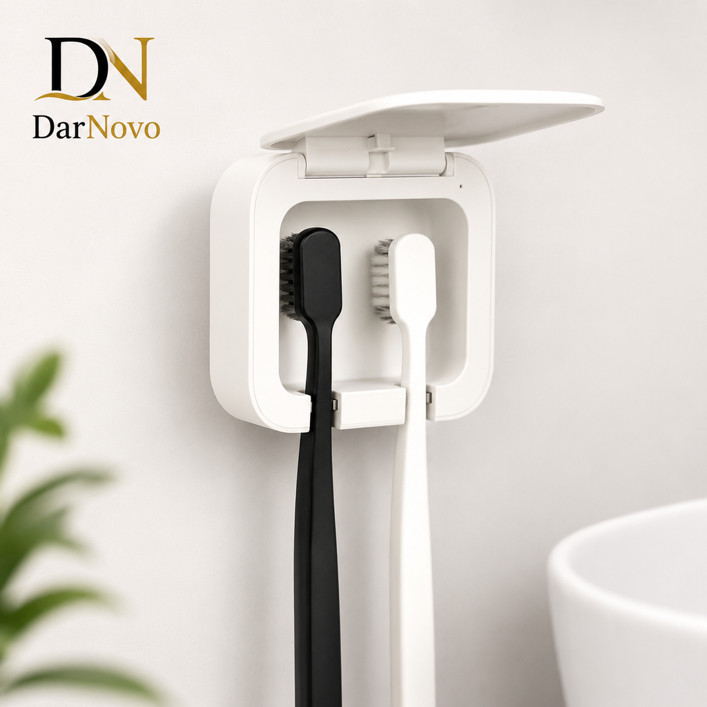 UV Light Toothbrush Sanitizer – Portable UV-C Toothbrush Sterilizer & Hygienic Storage Case