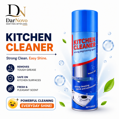 Kitchen Cleaner Spray - Heavy Duty Degreaser & Grime Remover