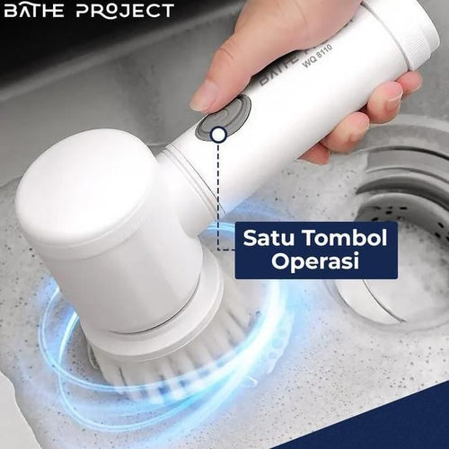 Magic Electric Brush Cleaning - 5 in 1 Cordless Scrubber
